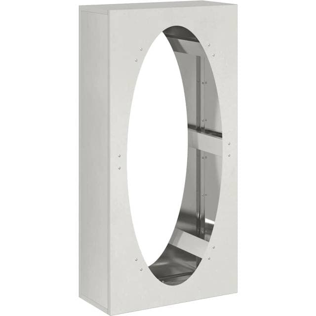 vidaXL Brændestativ 50x23x100 cm Rustfrit Stål