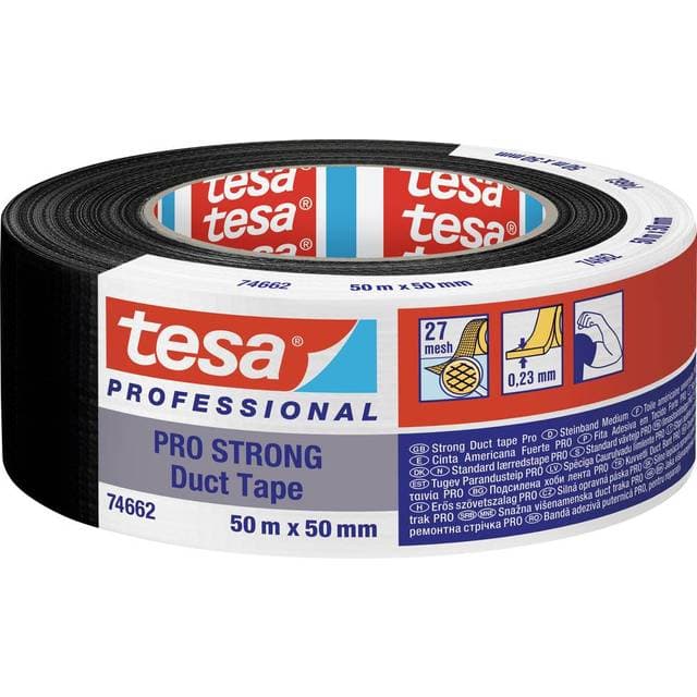 TESA Duct Tape Pro-Strong Reparaturbånd 50 m x 50 mm 1 stk