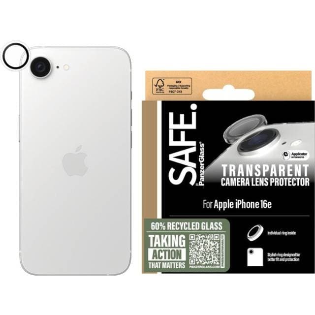 PanzerGlass SAFE by Camera Lens Protector Transparent iPhone 16e