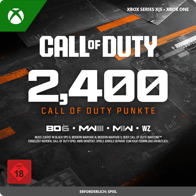 Xbox Call of Duty 2400 Points