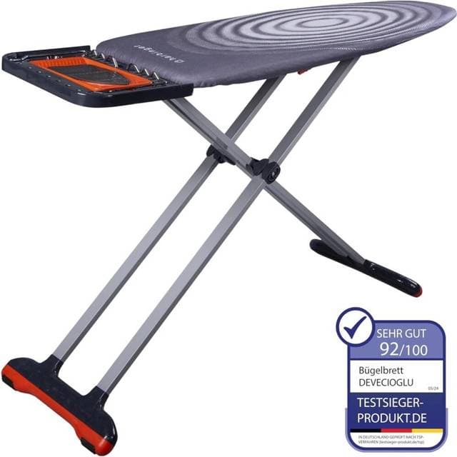 Harbinger Bügelbrett Ironing Board mit Bügelbrettbezug - Schwarz