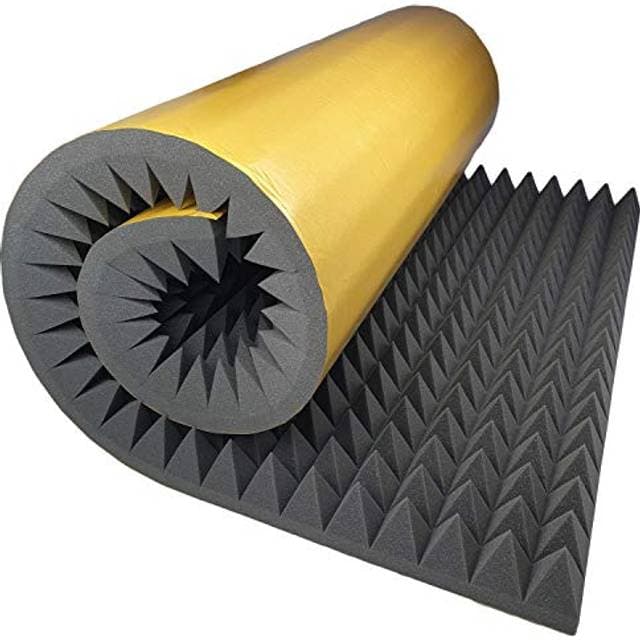 GMP Akustikschaumstoff Selbstklebend Pyramide Matte 200x100 x 8 cm