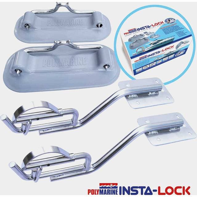 Davert Davit Til Gummibåd Polymarine Insta-Lock Snap Davit Extended Reach Kit 29 cm x 10 cm