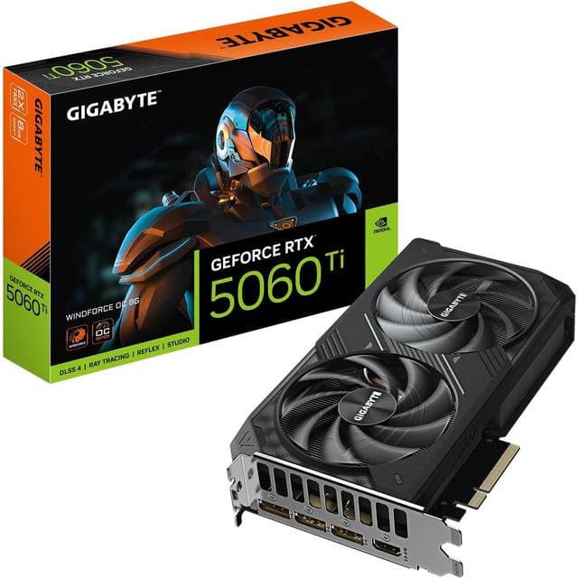 Gigabyte GeForce RTX 5060 Ti Windforce OC HDMI 3xDP 8GB