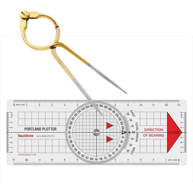 Raw Liquidraw Portland Course Plotter Navigation Divider Kit