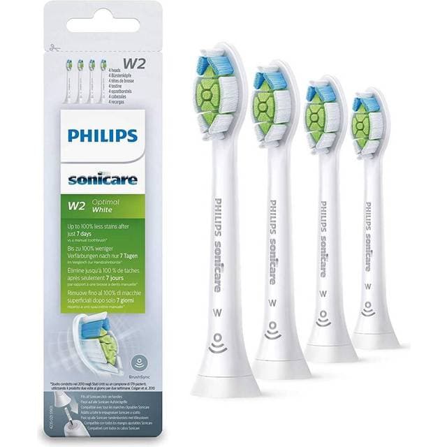 Philips Sonicare W2 Optimal White Brush Head White 4-pack