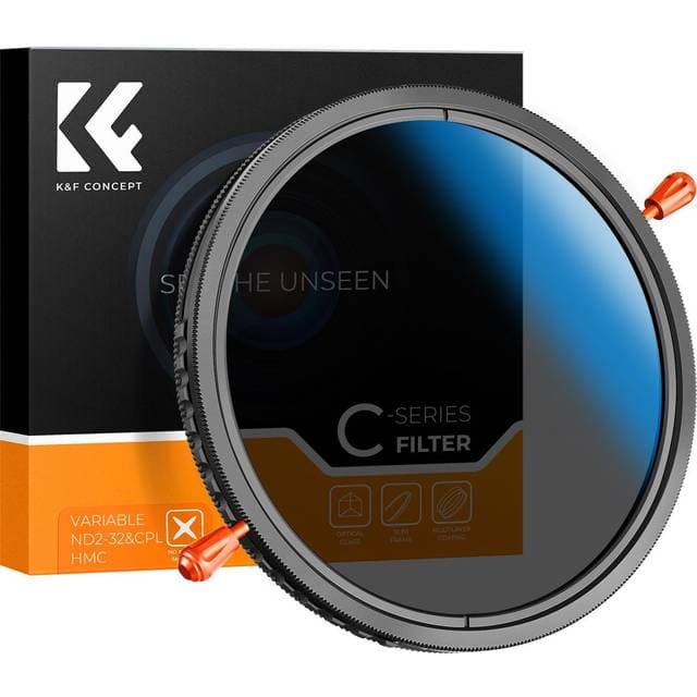 K&F Concept Filter K Amp F Hybridfilter 2in1 CPL Full Grey ND2-ND32
