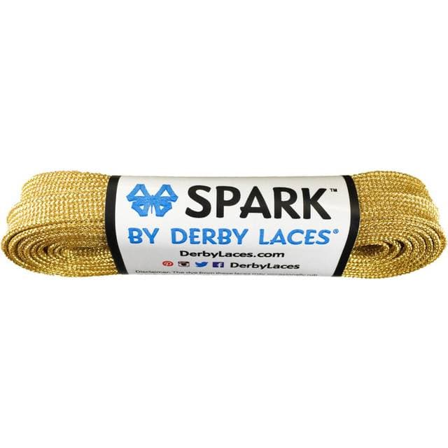Roller Derby Laces Gold Spark Shoelace 72 Inch