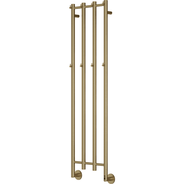 Solar Solar Elektrisk Håndklædetørrer Børstet Messing