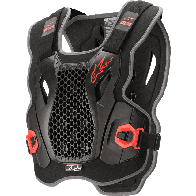 Alpinestars Bionic Action Chest Protector - Sort/Rød Herre, Dame