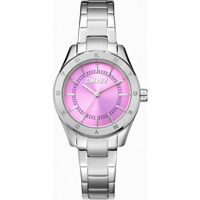 DKNY DK1L018M0025 Dame Chambers Sport Silver 30mm Armbandsur