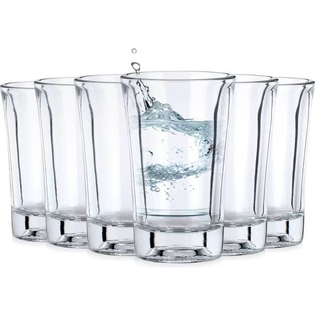 B2X Seks Glas Til Vodka Tåler Opvaskemaskine 40% 70 cl