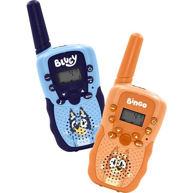 Bluey Digital Walkie Talkie Up To 1000m Range LCD 2 pcs
