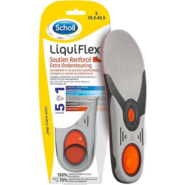 Scholl Forstærkede Støtte Indlægssåler LiquiFlex