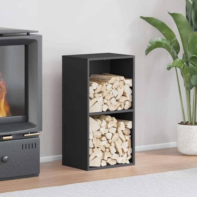 vidaXL Brændestativ 40x30x75 cm Koldvalset Stål