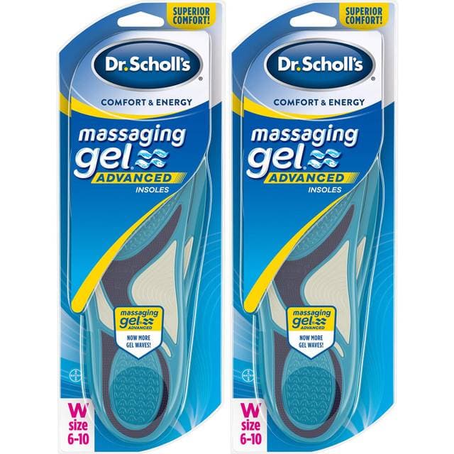 Dr. Scholl's Massaging Gel Advanced Insoles 2 Pairs