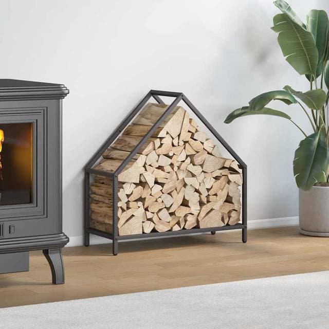 vidaXL Brændestativ 60x25x60 cm Koldvalset Stål