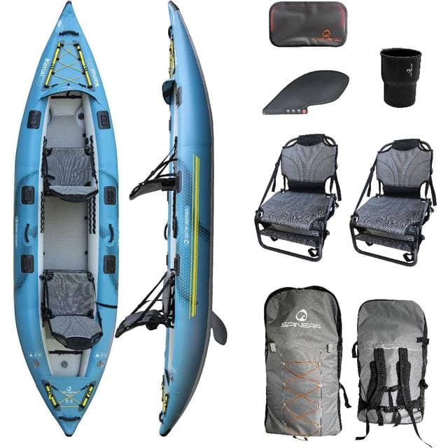 Spinera Kenai Fishing 130 2-Personers Kajakpakke Blue