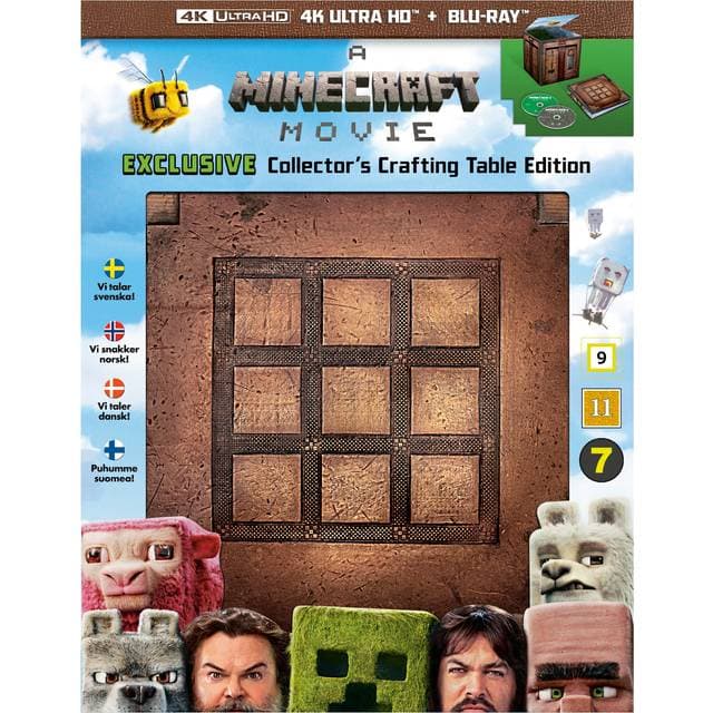 A Minecraft Movie The Minecraft Cube Edition 4K Blu-ray