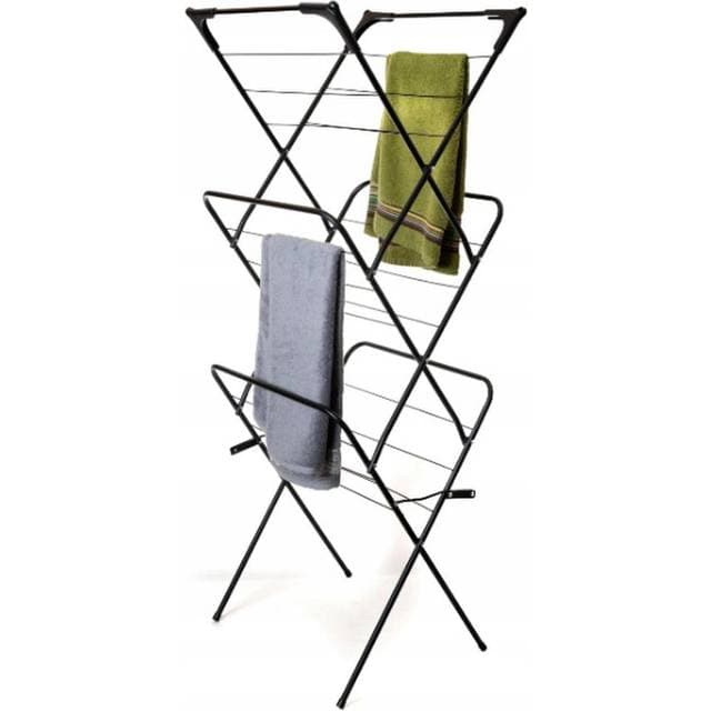 Brunbeste 3-Niveau Stående Balkon Flodskuffe Sammenklappelig 6 Sider