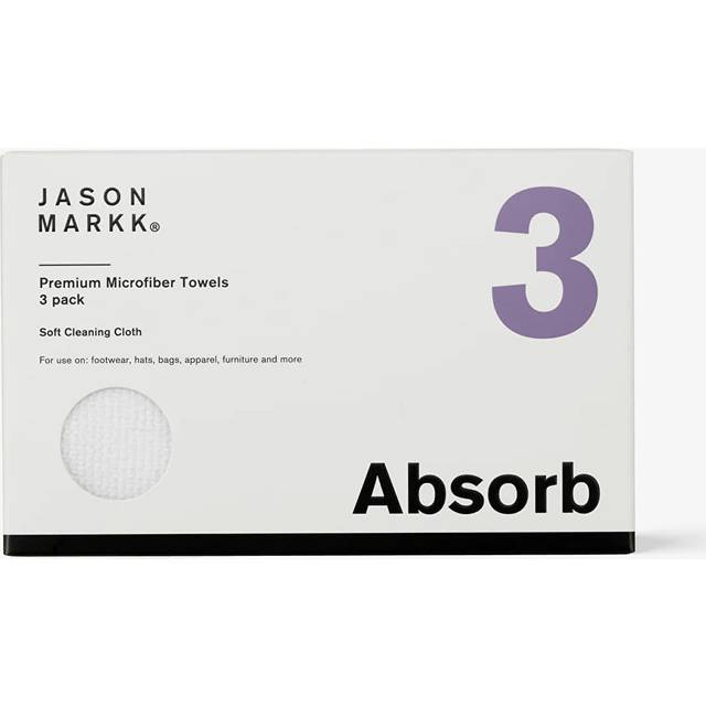 Jason Markk Premium Microfiber Towel Sneakers 3 Pack White