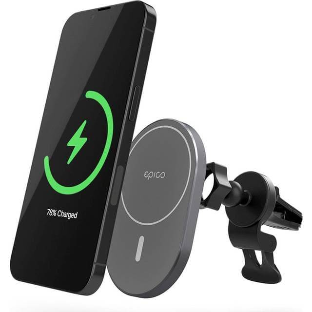 Epico Magnetisk Mobilholder Til Bil 15W Trådløs Opladning 18W Biloplader