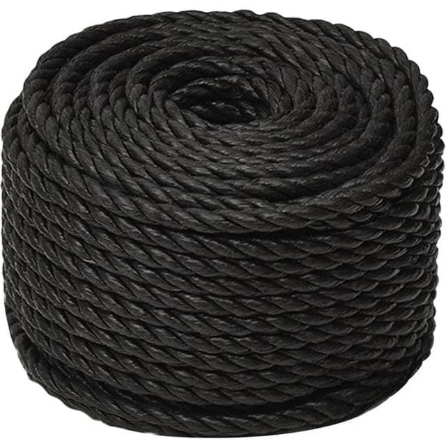 vidaXL Work Rope 12 mm 100 m Polypropylene - Sort