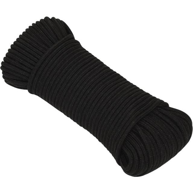 vidaXL Boat Rope 4 mm 100 m Polypropylene - Sort