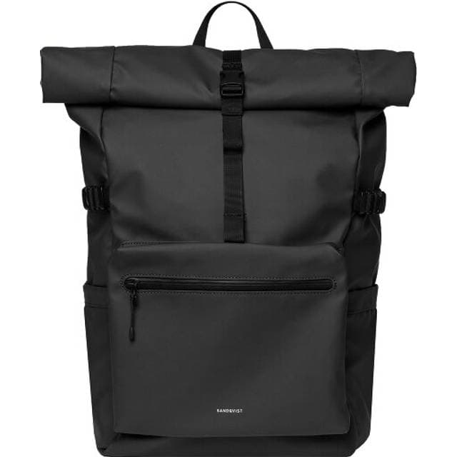 Sandqvist Stream Rolltop Backpack 34 Daypack Sort