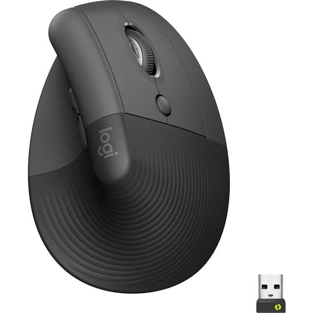 Logitech 4000 DPI Office Mouse Optical Lift (Graphite)