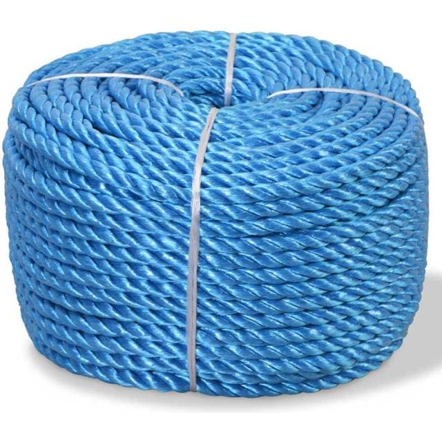 vidaXL Twisted Rope Polypropylene 12 mm 500 m - Blå