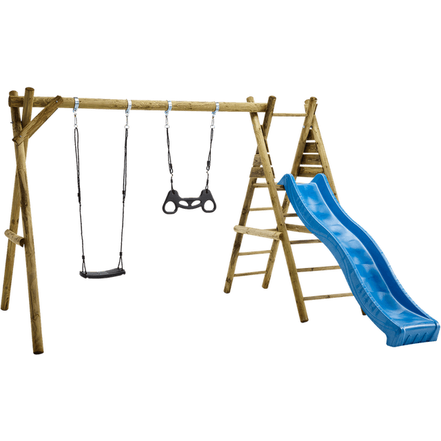 Nordic Play Active gyngestativ inkl. rutsjebane 240cm