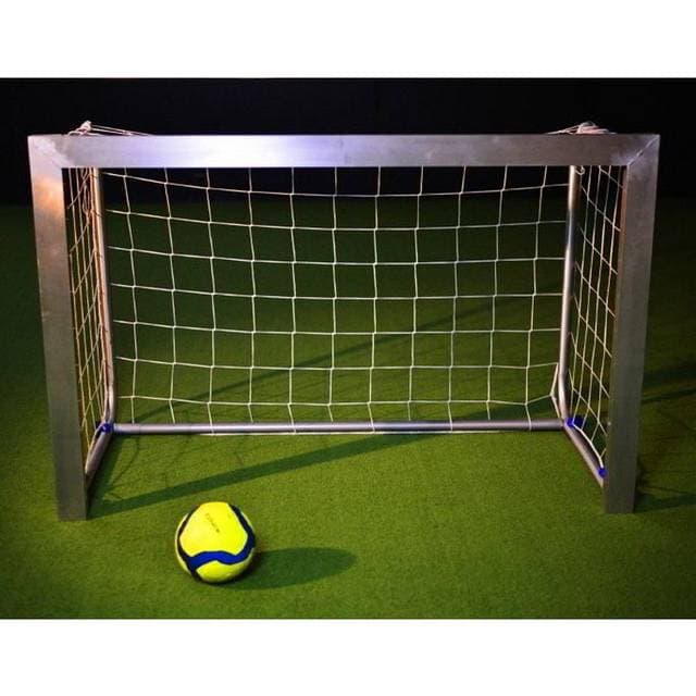 Powershot Mini Football Goal Aluminium Grey 150 x 100 cm
