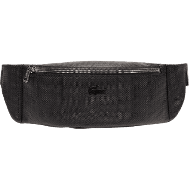Lacoste Chantaco Leather Belt Bag - Black