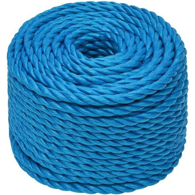 vidaXL Arbejdsreb 10 mm 25 m Polypropylen - Blå