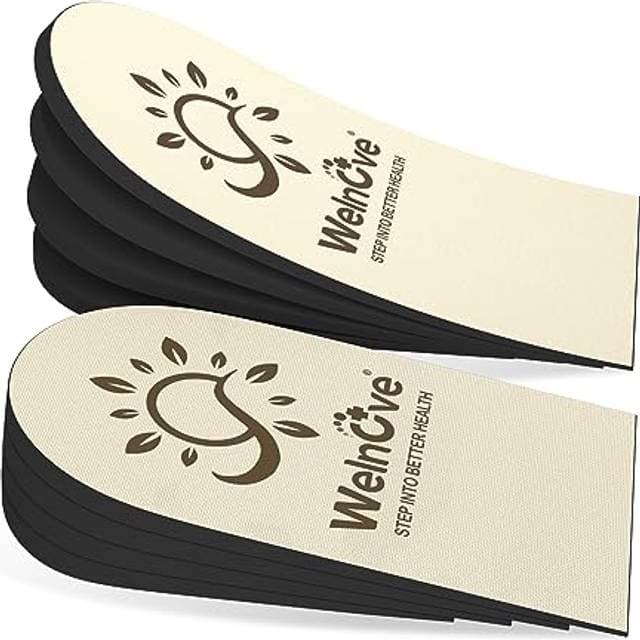 Welnove 4 Layers Adjustable Orthopedic Shoe Lifts