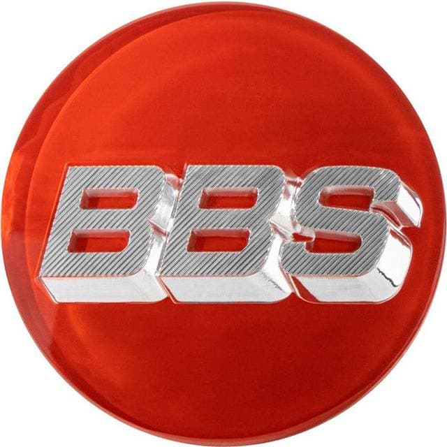 BBS 3D Centerkapsel Rød 58071022