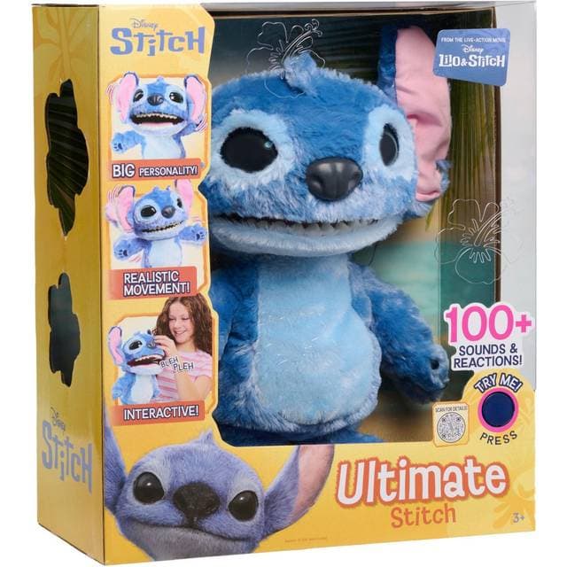 Just Play Disney Stitch Ultimate Stitch Bamse 34 cm