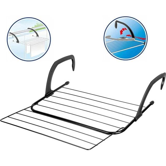 Brunbeste Sammenklappelig Vasketøjstørrer Til Radiator Balkon - Glidende