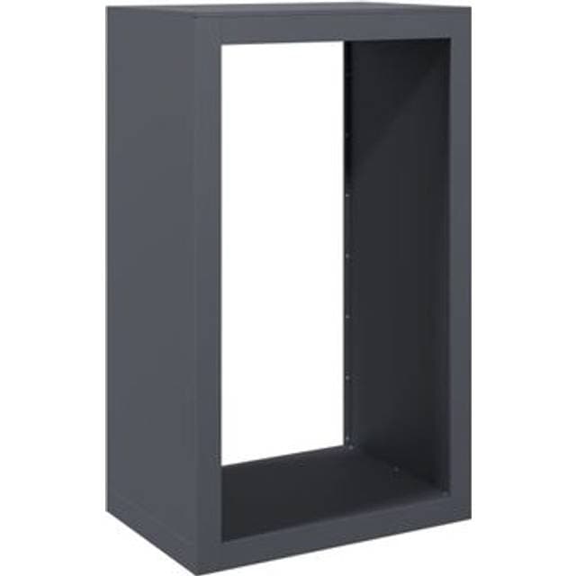 vidaXL Brændestativ 60x40x100 cm Stål Antracitgrå