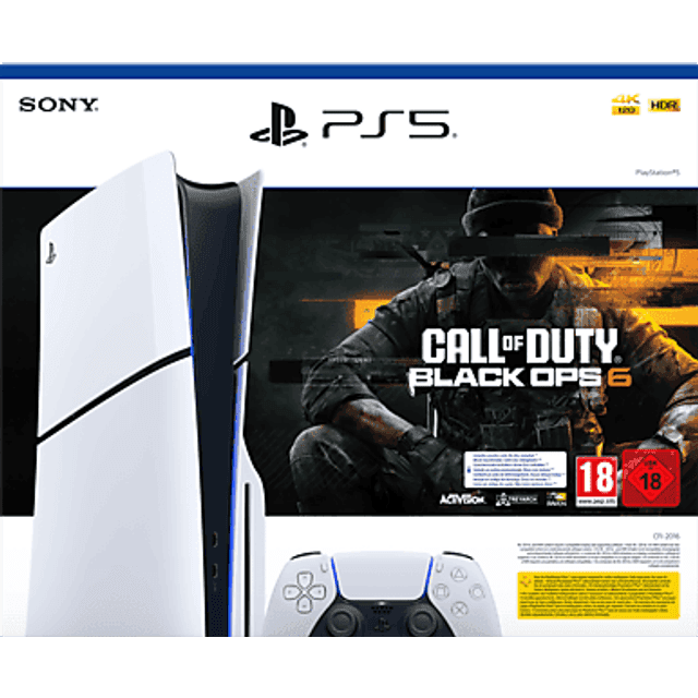 Sony PlayStation 5 (PS5) Slim 1 TB Disc - Call of Duty Black Ops 6 Bundle Edition