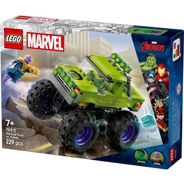 LEGO Marvel the Hulk Truck vs Thanos 76312