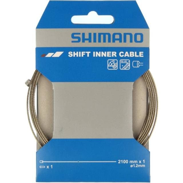 Shimano Gearwire Racer Rustfri 1,2x2100mm Ø1.2mm