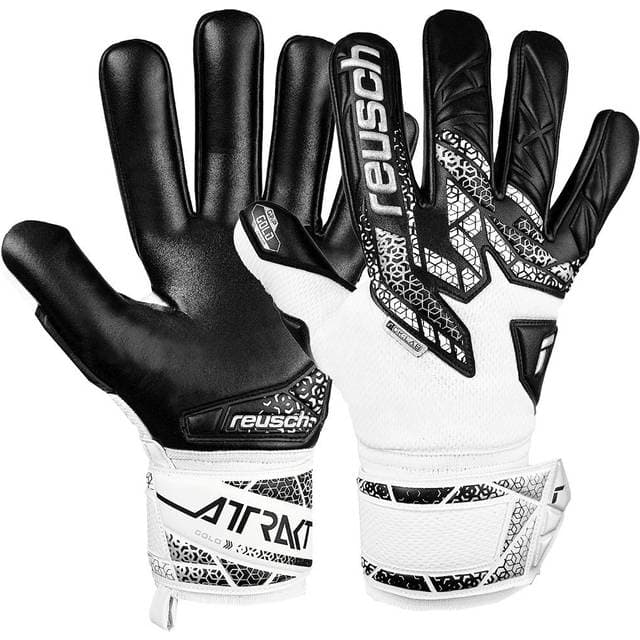 reusch Målmandshandske Attrakt Gold NC GK Lab Hvid Sølv Sort