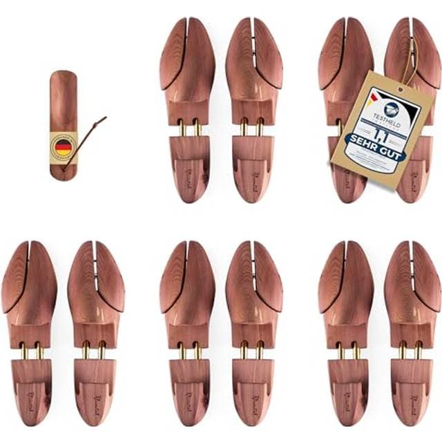 Blumtal Testsieger Premium Schuhspanner Zedernholz