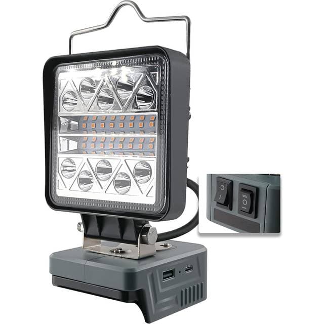 LED Arbejdslampe 800-1800 Lumen 18V