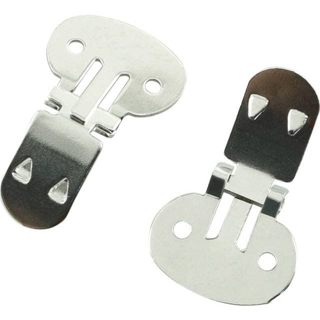 JCB 12pcs 304 Stainless Steel Blank Shoe Clips