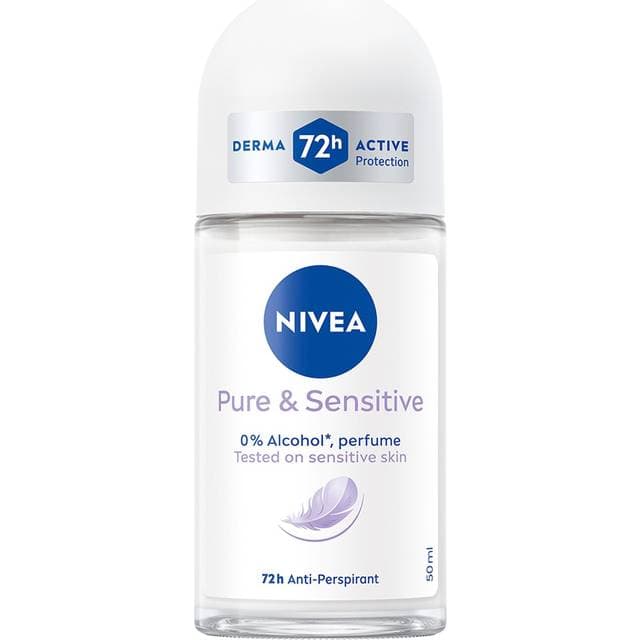Nivea Pure Sensitive Roll-On Deodorant 50ml 1-pack 50ml 1-pak