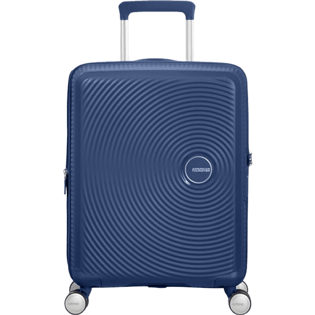 American Tourister Soundbox Spinner Expandable 55cm - Midnight Navy