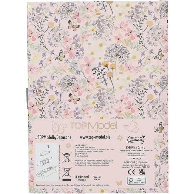 Top Model Dagbog Med Kode Og Musik